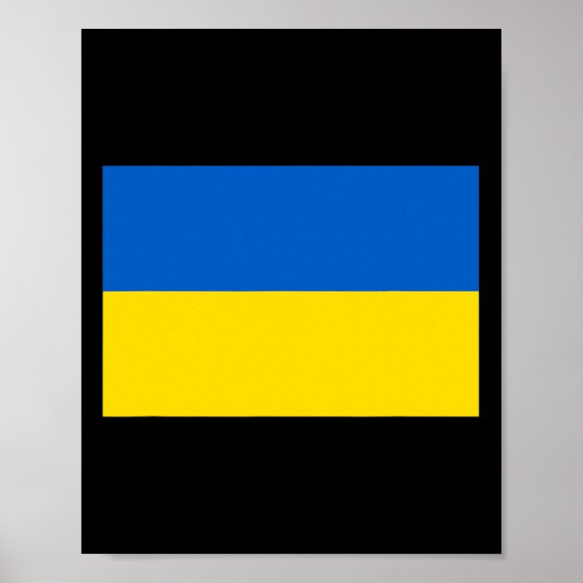 Póster Ukraine Flag Design  (Frente)