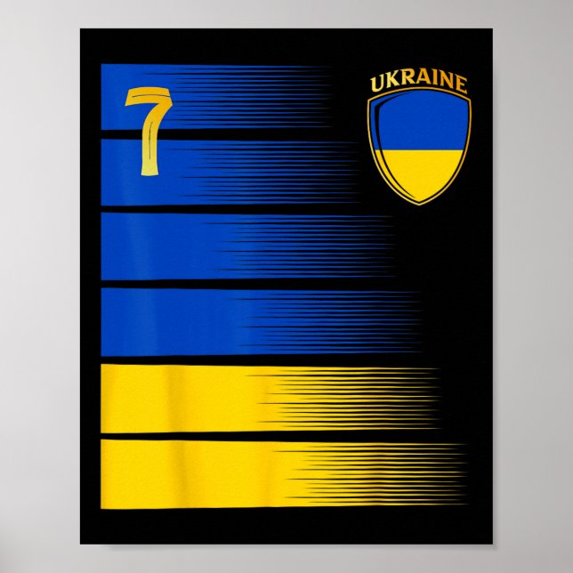 Póster Ukraine Flag Ukrainian Pride Lovers 4  (Frente)