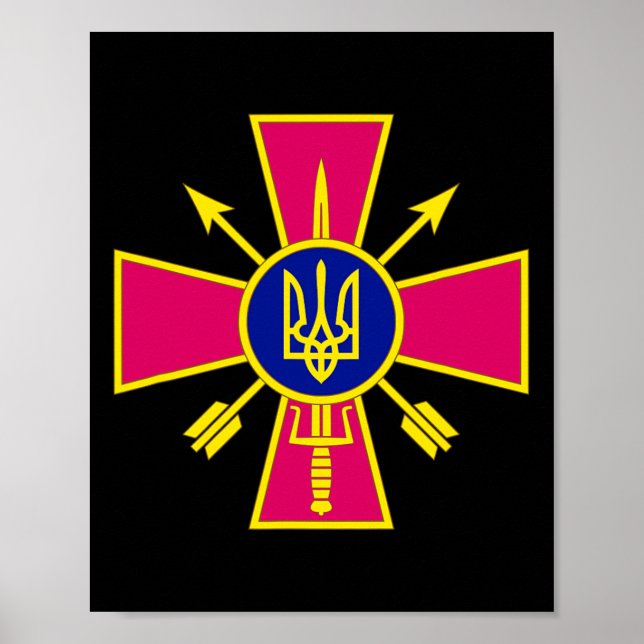 Póster Ukraine Special Operations Forces - Spetsnaz  (Frente)