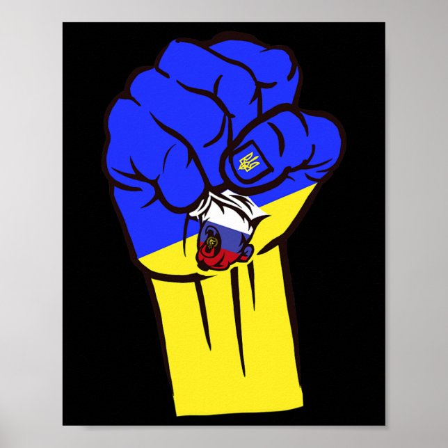 Póster Ukraine Strong  (Frente)