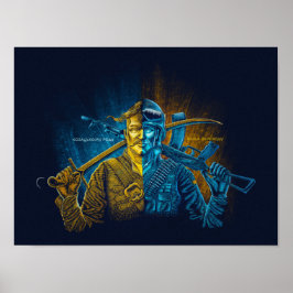 Póster Ukrainian soldier