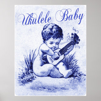 Póster Ukulele Baby Poster