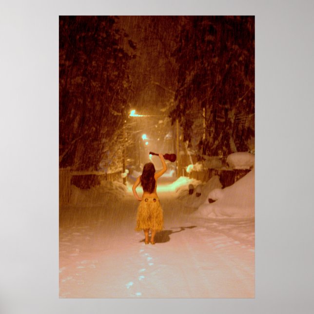 Póster Ukulele winter (Frente)