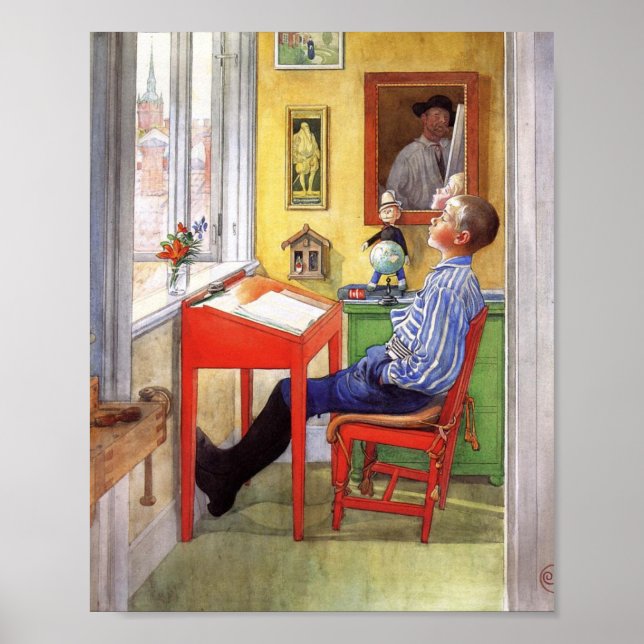 Póster Ulf Haciendo su Homework (Frente)