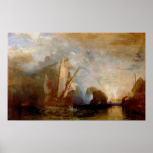 Póster Ulises Deriding Polyphemus, 1829