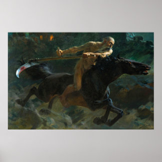 Póster Ulpiano Checa - Time (1916)