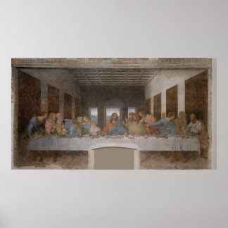 Póster Última cena / Última Cena por Leonardo da Vinci