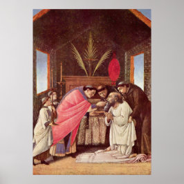 Póster Última comunión de St. Jerome - Botticelli