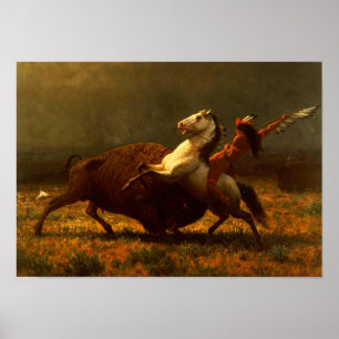 Póster Última de la caza de búfalos