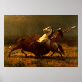 Póster Última de la caza de búfalos