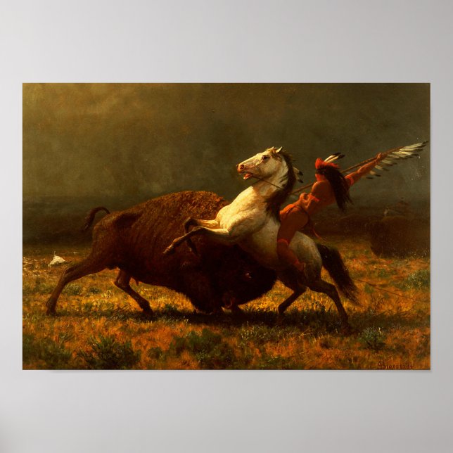 Póster Última de la caza de búfalos (Frente)