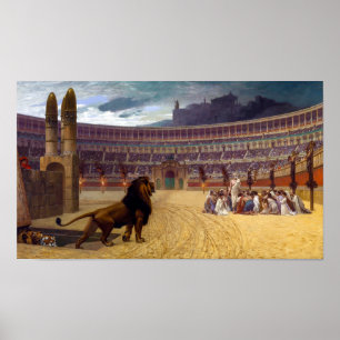 Póster Última oración de los Mártires Cristianos   J-L Ge