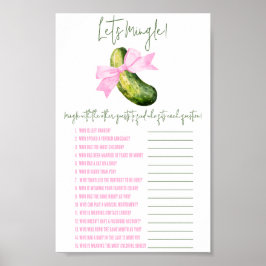 Póster Última pelota, vamos a hacer un juego de duchas