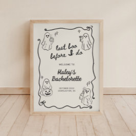 Póster Último boo antes de hacer Bienvenida a la Bach de