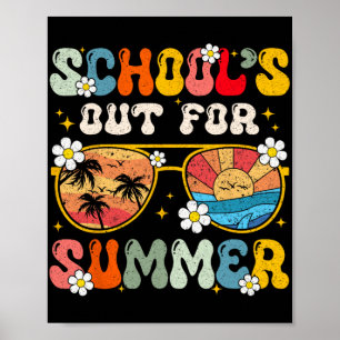 Póster Último día de clases para profesores de verano G