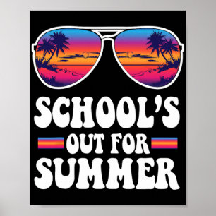 Póster Último día de clases para profesores de verano G