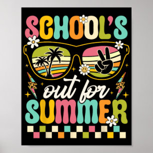 Póster Último día de clases para profesores de verano G