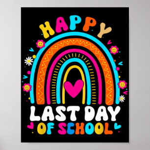Póster Último Día De Colegio Graduación De Niños Profesor