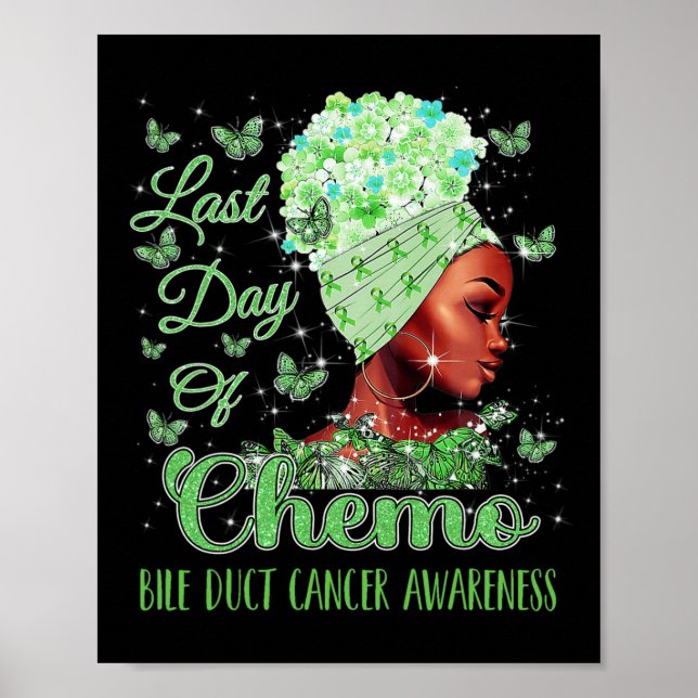 Póster Último Día De Conciencia Sobre El Cáncer De Chemo  (Frente)