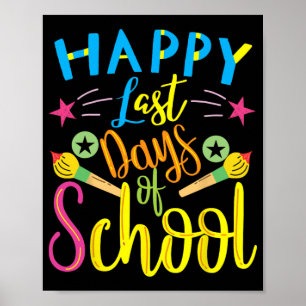 Póster Último Día De Escuela Último Día De Escuela Profes