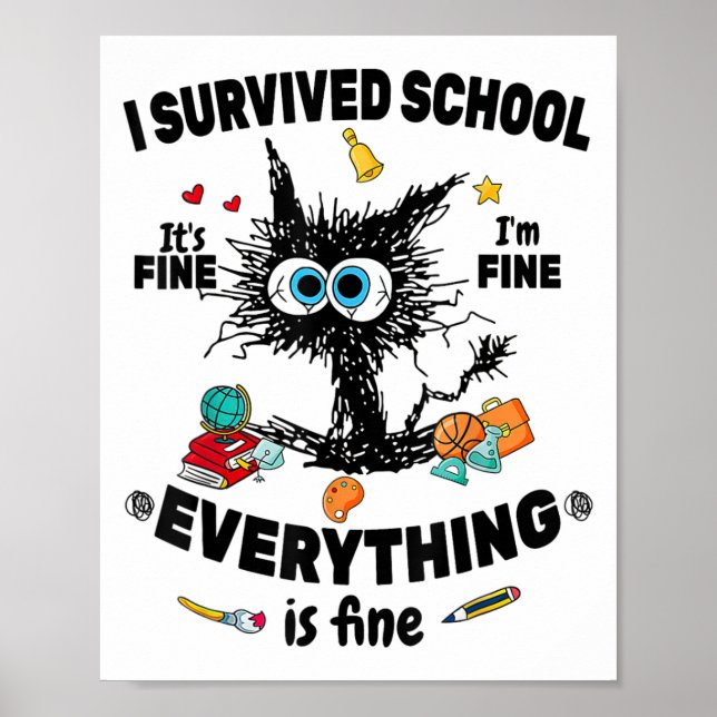 Póster Último Día De La Escuela (Frente)