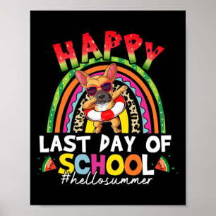 Póster Último Día De La Escuela Graduación De Verano De B