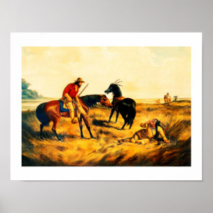 Póster Último golpe de guerra, norteamericano nativo