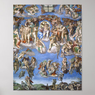 Póster Último Juicio De La Capilla Sixtina De Michelan