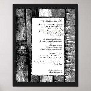 Póster Último lugar silencioso