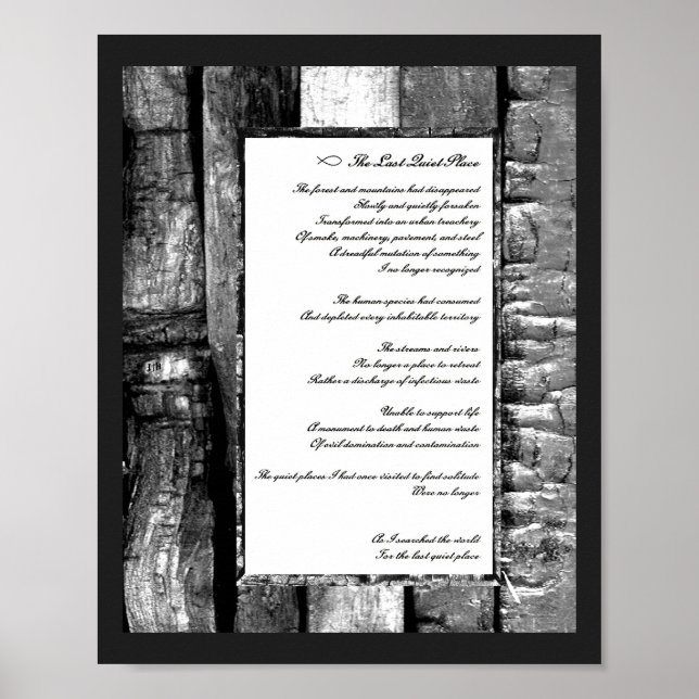 Póster Último lugar silencioso (Frente)