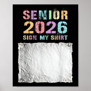 Póster Último Primer Día Senior 2026 Casi Hay 12º Grado