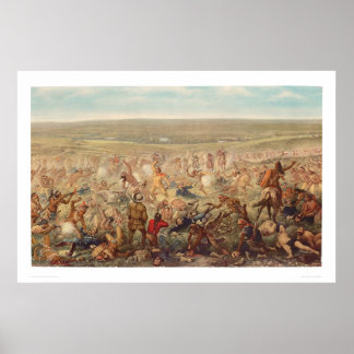 Póster Último soporte de Custer (0482A)
