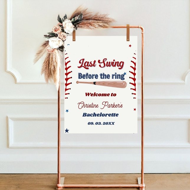 Póster Último swing antes de la boda de béisbol para solt (Subido por el creador)