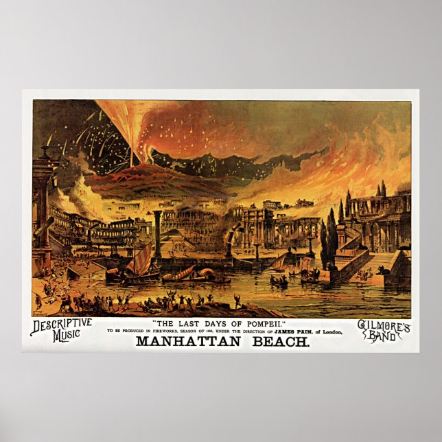 Póster Últimos días de Pompeya (Frente)