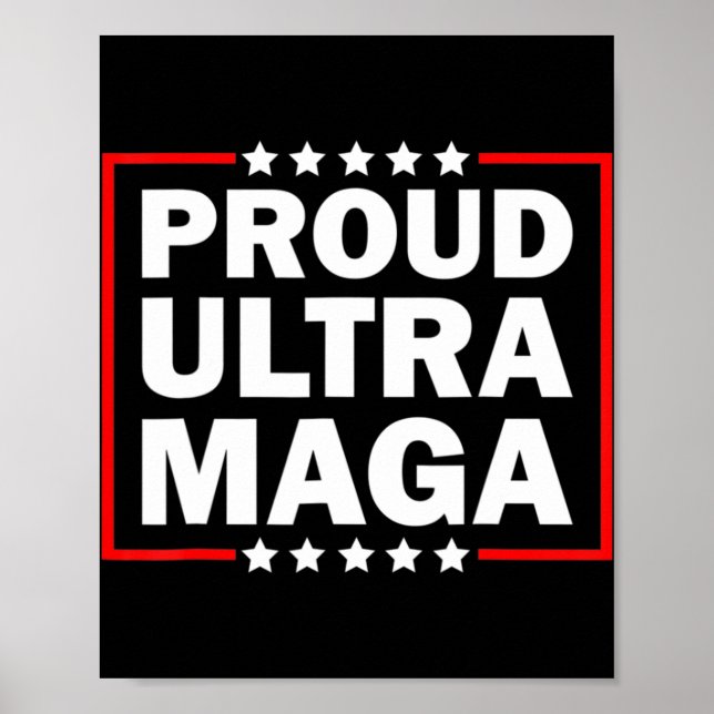 Póster Ultra Maga Orgulloso Ultra Maga 8 (Frente)