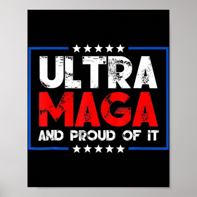 Póster Ultra Maga Orgulloso Ultra Maga 9 (Frente)