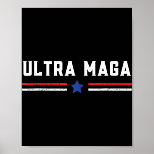 Póster Ultra MAGA Y Orgulloso De It Anti-Biden