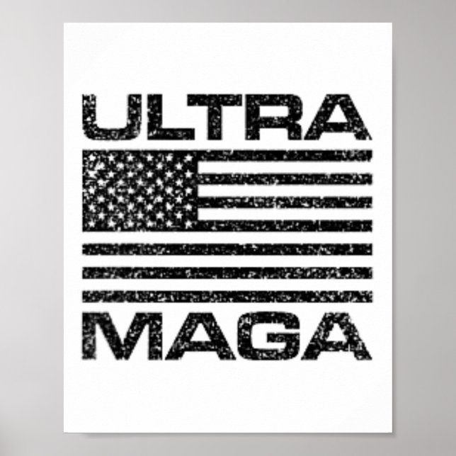 Póster Ultra Mega Ee.Uu. Bandera Estadounidense Ultramega (Frente)