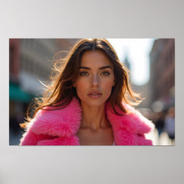 Póster Ultra-Realistic 8K Female Fashion Portraits - Comm