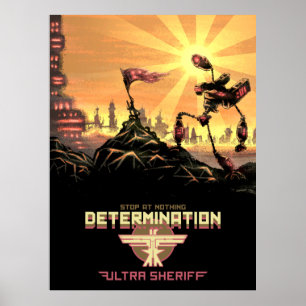 Póster Ultra Sheriff - Poster de determinación