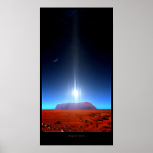 Póster Uluru mágico