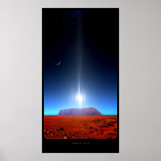 Póster Uluru mágico (Frente)