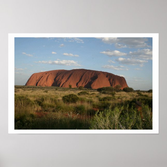 Póster Uluru, Poster de Ayers Rock Australia (Frente)