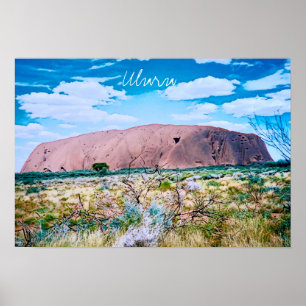 Póster Uluru Sunrise Central Australia