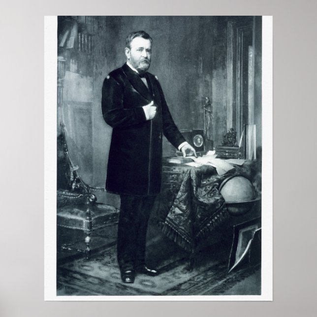 Póster Ulysses S. Grant, 18º Presidente de los Estados Un (Frente)