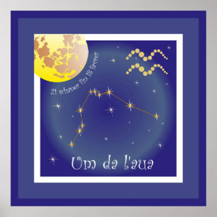 Póster Um da l'aua 21 schaner fin 18 favrer Poster