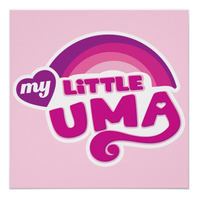 Póster UmaMusume: Mi pequeña Uma (Anverso)