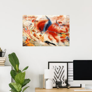 Póster Umberto Boccioni La ciudad se levanta Futurismo Ar
