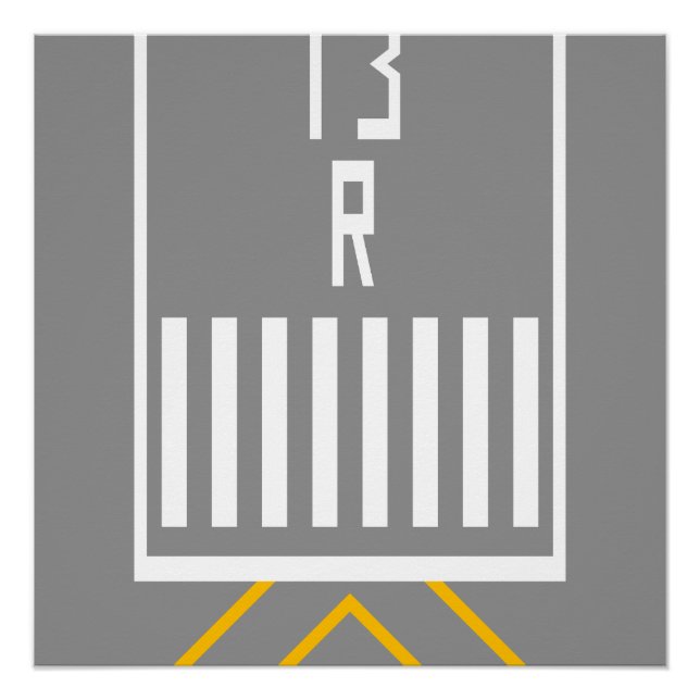 Póster Umbral RWY 13R (Anverso)