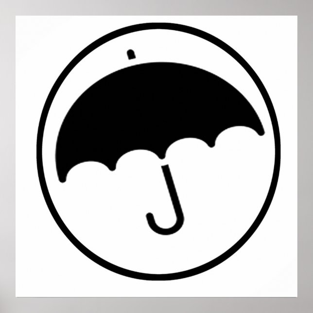 Póster Umbrella in Circle (Frente)